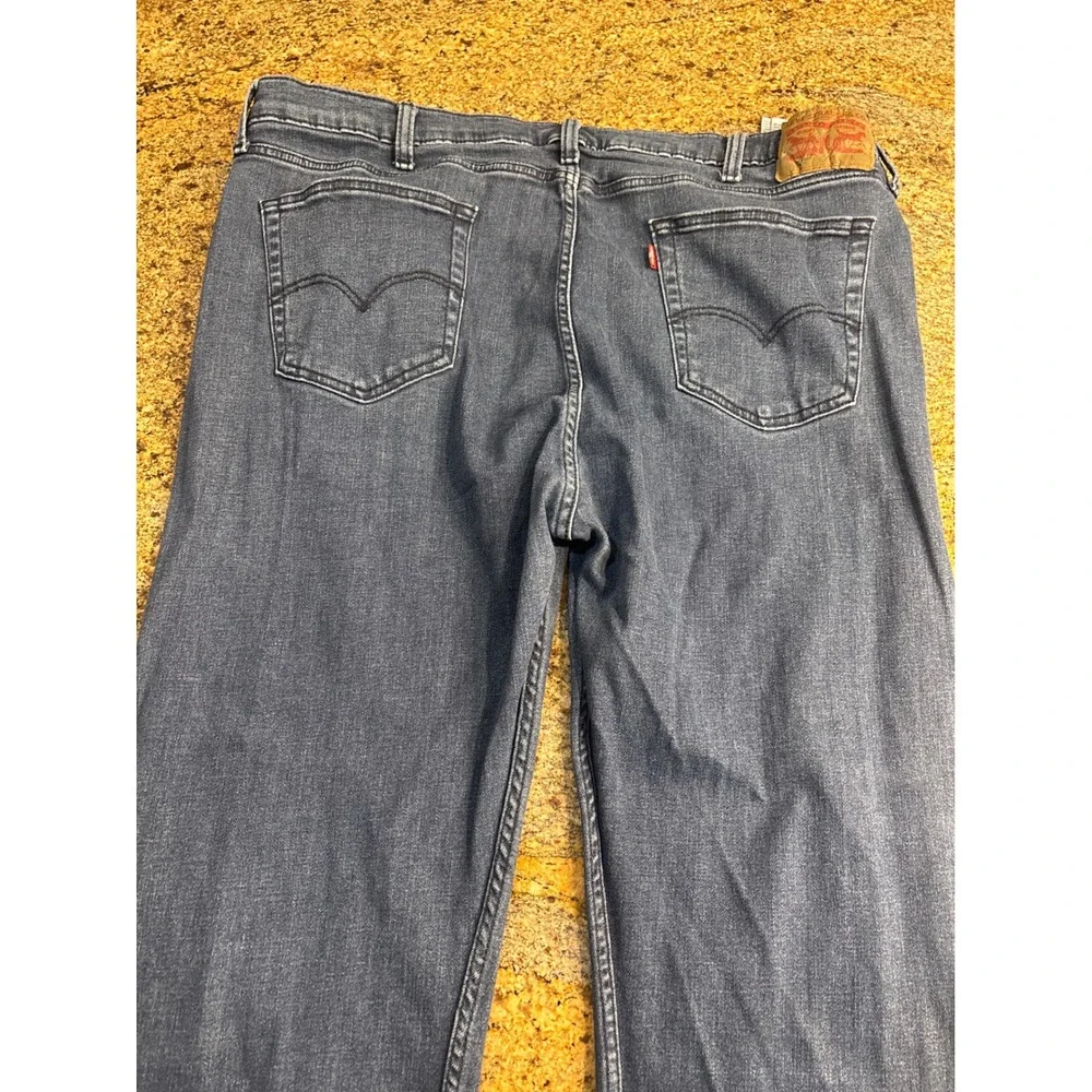 Levis 502 Regular Taper Mens Blue Jeans Fits 40W 29L (Tagged 44W 34L) Denim Pant